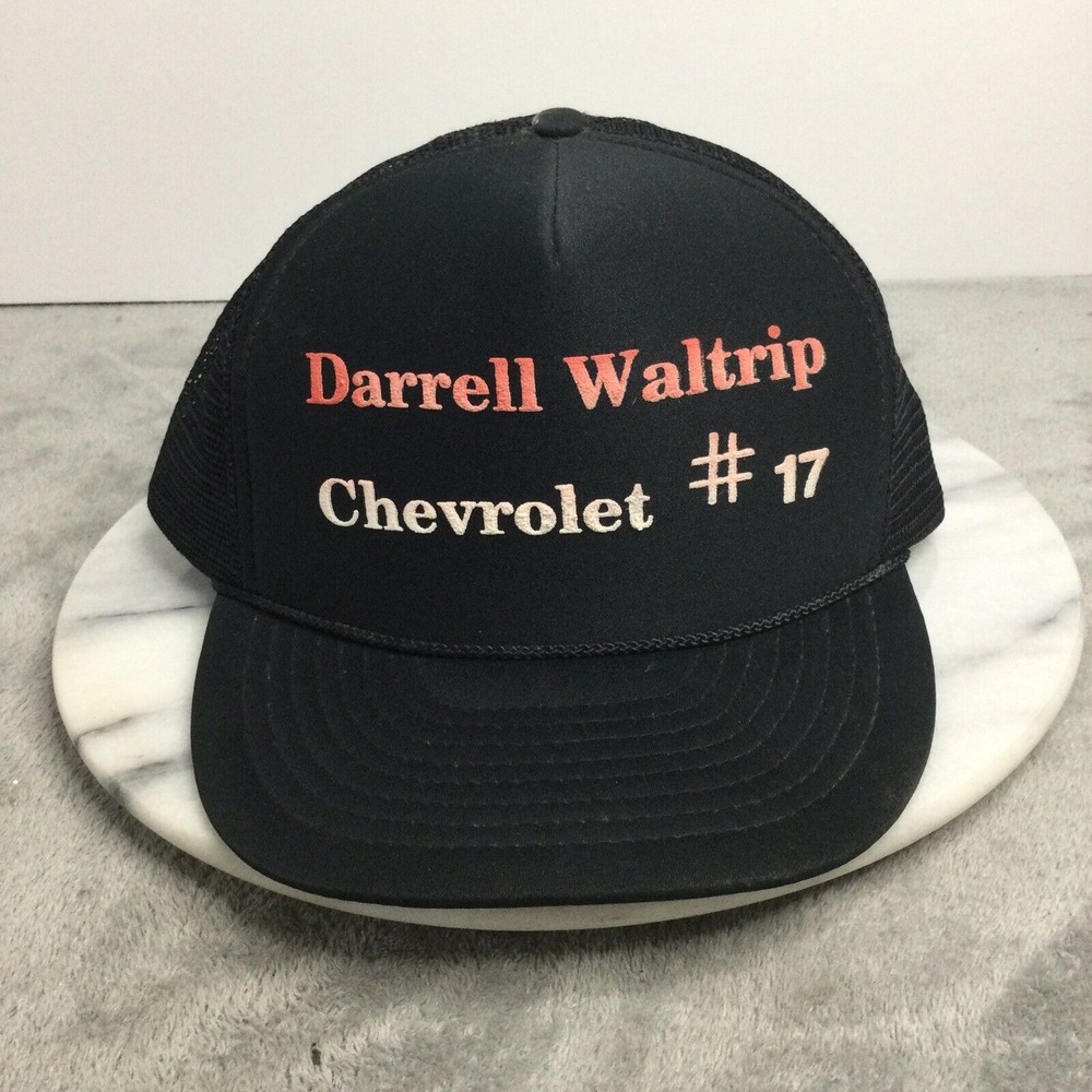 Vintage NASCAR Hat Snapback Darrell Waltrip Chevrolet‎ #17 Foam Rope Nissin Cap